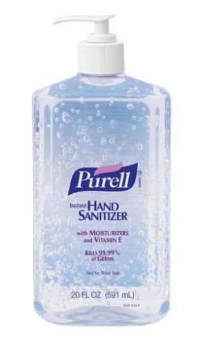 Gojo purell instant hand sanitizer 20 fl oz pump bottle 3023-12 for sale