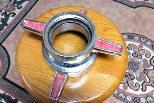 Chromed brass fire truck hose adapter 6&#034; female  5&#034; hydrant adapter powhatan unk for sale