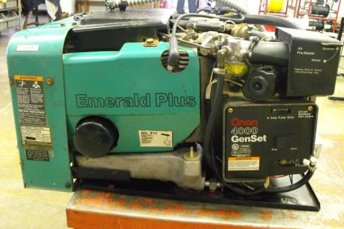 Onan emerald plus 4.0kw gasoline rv generator low hours for sale