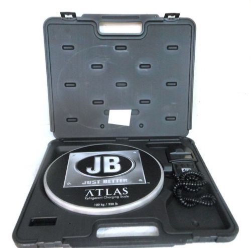 JB Atlas 220 lb. Capacity Refrigerant Charging Scale + Case