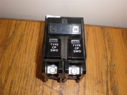 NEW WESTINGHOUSE 15 AMP DOUBLE 2  POLE CIRCUIT BREAKERS BR215