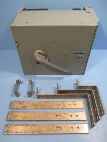 Gould ite 400 amp 600v v7h3605ms fusible panelboard switch w/ hardware v7h3605 a for sale