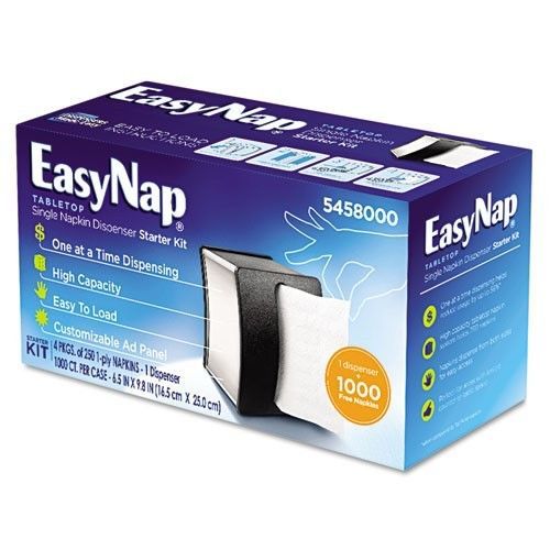 Easy Nap Tabletop Single Napkin Dispenser Starter Kit - GEP5458000