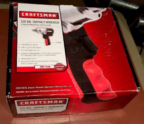 Craftsman 1/2 in. impact wrench, pneumatic, model # 875.168820 new for sale