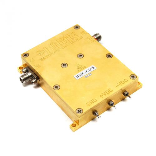 Hittite HMC-C075 Two-Stage Power Amplifier Module 24dB Gain 10-6000MHz 29.5dBm