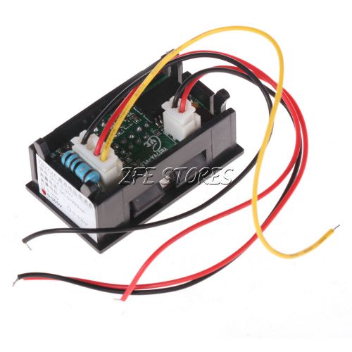 Dc 0-999ma 0-300v digital panel ammeter voltmeter joint meter w 5-wires new for sale