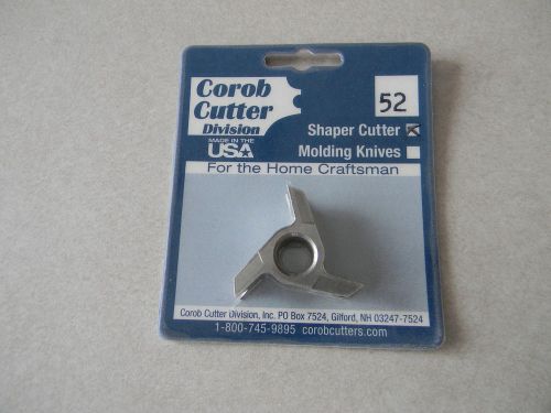 Shaper cutter, 3-wing, 1/2&#034; bore, 3/8&#034; bead shaper cutter for sale