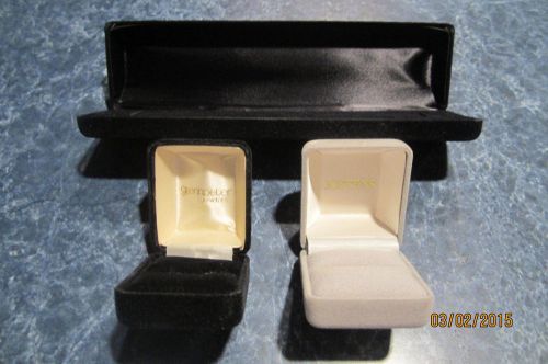 Lot of 3 - Jewelry Gift Boxes - 2 ring - 1 bracelet