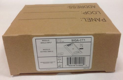 Edwards SIGA-CT1 Remote Transponder Input Module New