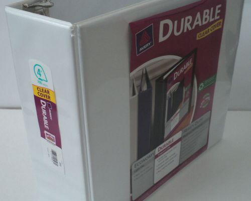 Avery Durable Clear Cove dubllock d-ring binder - letter 8.5&#034; x 11&#034; 700 sheet 4&#034;