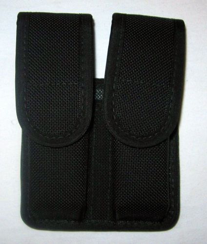 New! don hume nd407-hs ballistic nylon double magazine holder 2-1/4&#034; duty belt a for sale