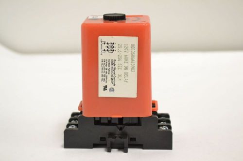 Eagle 80e3s06a60902 delay relay module socket 25.6-256sec timer 120v-ac b271442 for sale