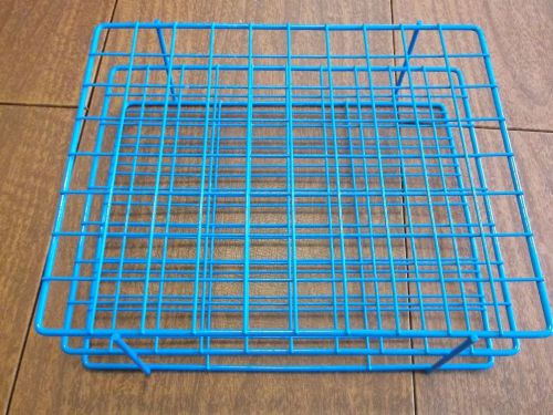 Bel-art - scienceware steel poxygrid wire test tube rack 108 place tray holder for sale