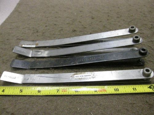 4 PC AIRCRAFT STRAP DUPLICATORS DRILL GUIDE #10 VERY CLEAN