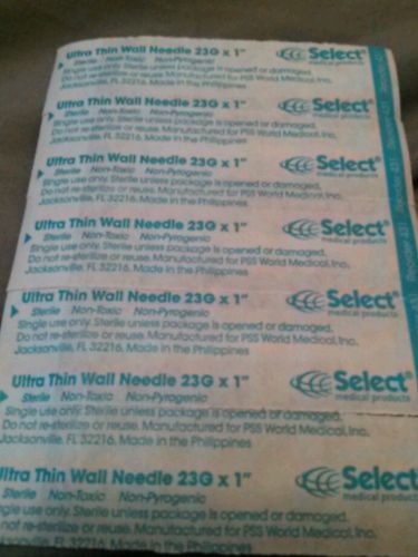 Total of 141 Sterile 23G x 1&#034; Disposable needle w/o Syringe