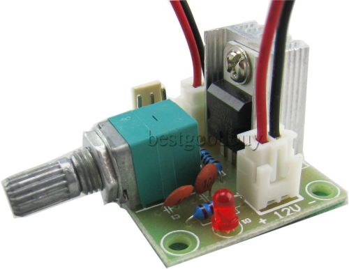 LM317 Linear Full-stage voltage regulator board Fan Speed Controller with switch