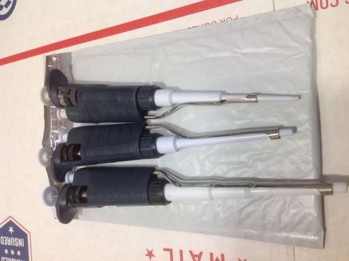 Set of 3 Gilson Pipetman Pipette Pipettor P20, P200, P1000 #4