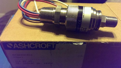 Ashcroft pressure switch apansdcs02 60psi for sale