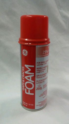 GE M90037 Insulating Foam Sealant, 12oz, Pale Yellow *NEW*