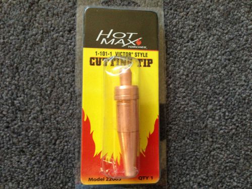Acetylene cutting tip 1-101 size #1 for victor oxyfuel torch  1-101-1 by hot max for sale