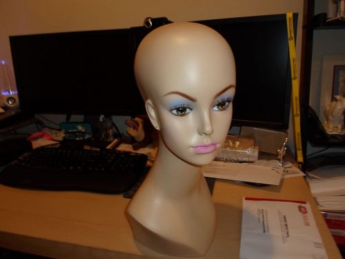 Female mannequin Head Bust -  Jewelry, Wigs, Hats &amp; Scarfs,  NO RESERVE