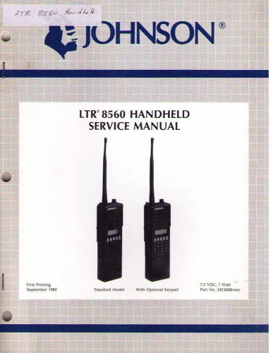 Johnson Service Manual LTR 8560 HANDHELD