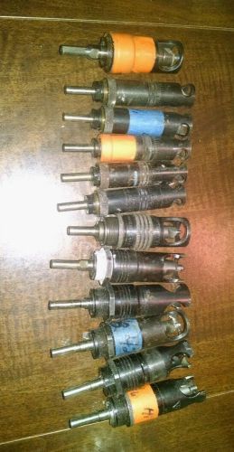 Countersink cages w/ cutters ,bits lot of 12