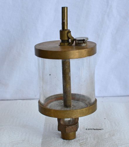 Vintage New Old Stock DRIP OILER for Hit &amp; Miss Engine GITS BROS MFG Pat. Brass
