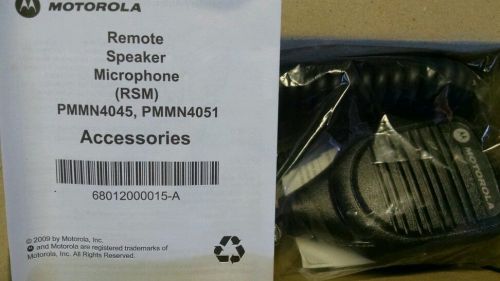 Pmmn4045 &amp; 4051new motorola microphone for xts5000 mts2000 xts3500 xts3000 fm nc for sale
