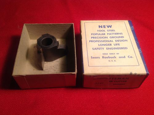 Vintage craftsman no. 9-3290 shaper cutter, 1/2&#034; spindle, tool steel for sale