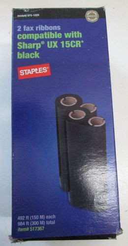 Fax Ribbon for Sharp UX15CR  SFS-102R Staples #517367