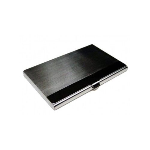 Business name credit id card holder box metal stainless steel office box case for sale