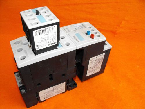 SIEMENS 3RT1034-1A Motor Contactor.COIL 230V 50A.+3RU1136-4EB0.USED