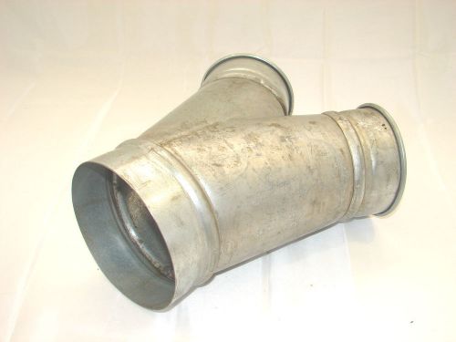 Y-branch 7682 galv duct adapter 6-5-5 ***xlnt*** for sale