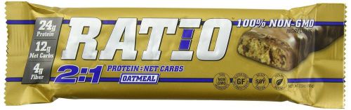 Ratio Protein Bars, Oatmeal, 2.33 Ounce (Pack of 6)