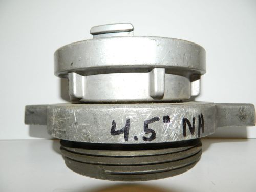 Fire hose reducer adapter 4&#034; 100mm stroz to 4.5&#034; nh 4.5 4 1/2 inch nst male for sale