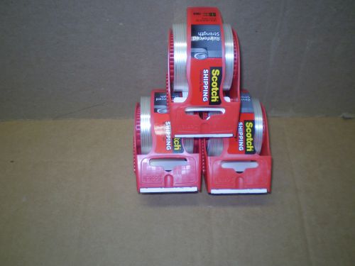Scotch (3) rolls strapping tape 2&#034; X 10 yds ONLY $2.00 shipping!!