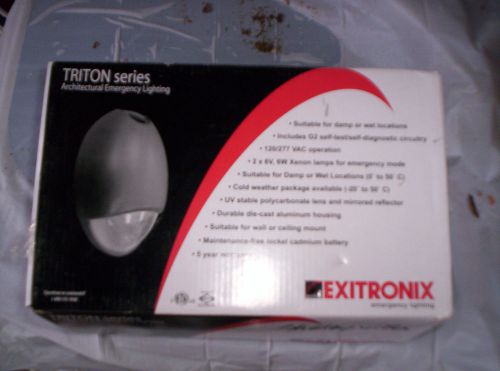 Exitronix Tritan Series Architectural Emergency lighting tr-wb-wh-cl
