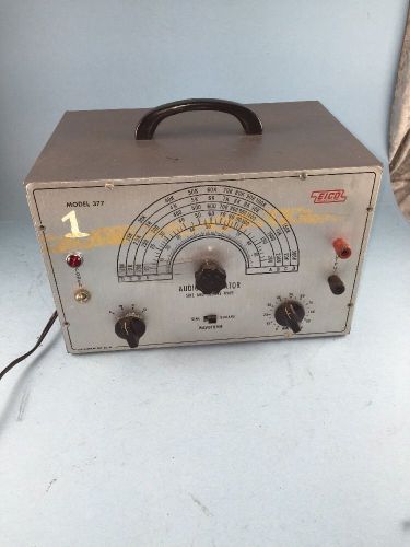 eico model 377 audio generator sine and square wave working
