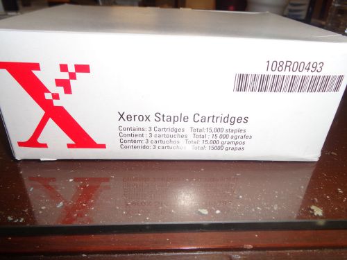 New Genuine OEM Xerox 108R00493 Staple Cartridge - 3 Pack