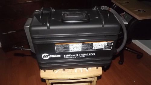 Miller suitcase x-treme 12 vs wire feeder  with bernard  350 amp dura flex gun for sale