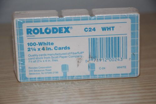 VINTAGE ROLODEX BRAND C24 REFILL CARDS PHONE ADDRESS CONTACTS FINDER DIRECTORY