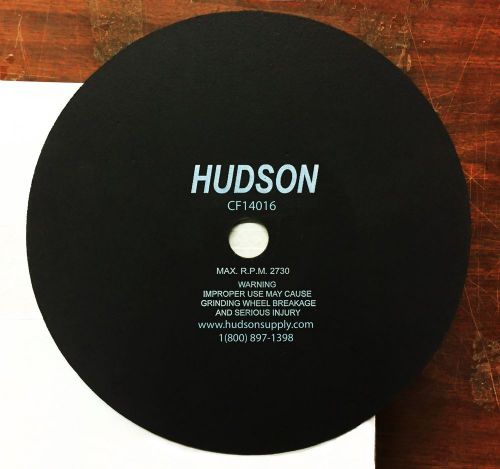 HUDSON Cut-Off wheels 25 Pack 14&#034; Diameter 1-1/4&#034; arbor Resin Rubber Bond