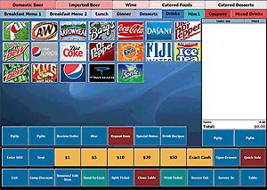 Bpa restaurant pos touchscreen cash register software w credit card processing for sale