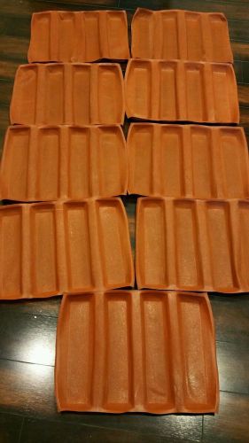 Lot of 9 used Subway Sil-Eco silicone Bread Trays