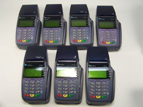 Lot of 7 Verifone Omni 5100 VX 510 3730 POS Credit Card Terminals