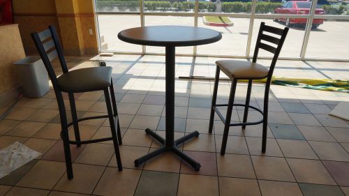 Bar table and chairs