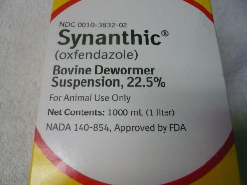 Synanthic Bovine Dewormer Suspension 22.5%, 1L...1000ML