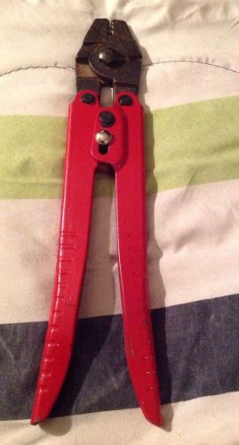 HIT Tools 22-ST9 Hand Swager Crimping Tool, 10&#034; OAL for 1/32&#034; thru 1/16&#034; Sleeves