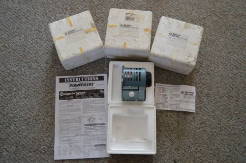 Superior Electric Powerstat 116CT Variable Transformers